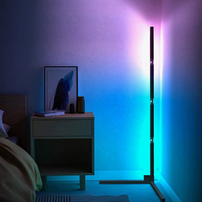 Dropshipping Nordic Modern Decorative Smart APP Remote Control  Colorful RGB LED Floor Lamp Tripod Corner Floor Lamp Hom