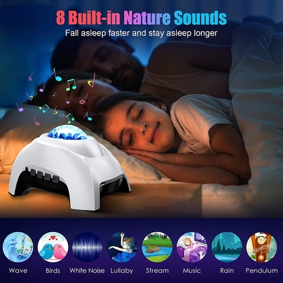 Amazon Best Selling Bedroom Aurora Galaxy Star Projector Night Light With Speaker and White Noise