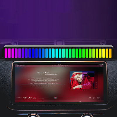 New Arrival Smart  Music Pickup Rhythm Light  Rechargeable RGB Sound-Activated Ambient lamp With APP control for Car Par