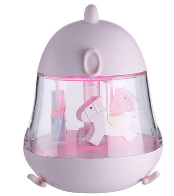 New Carousel Music Night light colorful atmosphere table lamp USB Rechargeable Night Light Bedside Night Light For Child