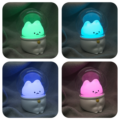 New Interstellar Pet Night light LED colorful atmosphere table lamp USB Rechargeable Bedside Night light for Children