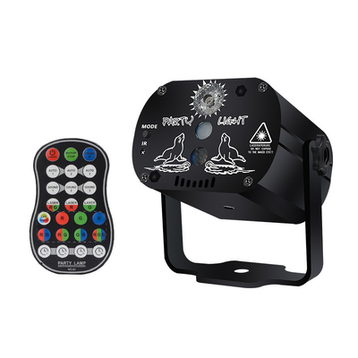 Mini Stage Projector Light 8W Laser DJ Disco Party Holiday Projection Night Light Lamp For KTV Holiday DJ Party