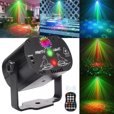 Mini Stage Projector Light 8W Laser DJ Disco Party Holiday Projection Night Light Lamp For KTV Holiday DJ Party