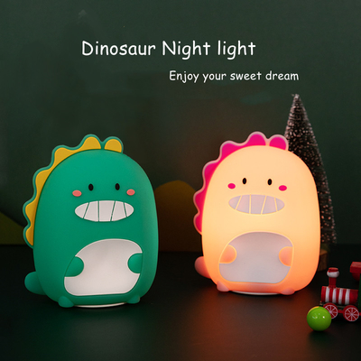 New Dinosaur  Night light Warm Atmosphere Lamp USB rechargeable Sleeping Night Light For Children Kids Holiday Gift