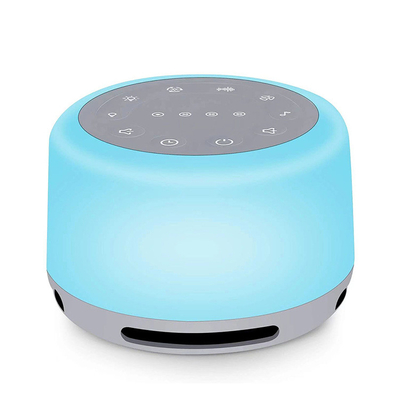 White Noise Sleep Machine With 24 HIFI Soothing Sounds Color Night Light Rechargeable Portable Sleep Machine For Baby Ad