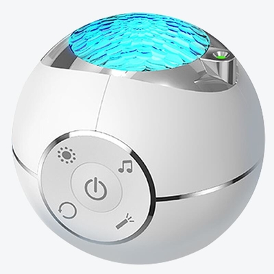 Planet Star Light Projector Wireless Rechargeable Galaxy Projector Night Light Built In White Noise Sleep Music Speaker