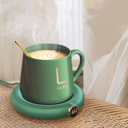 DC 5V USB Heating Warm Cup Mat Constant Temperature Coaster 3 Gear Digital Display Adjustment Timing Heater for Coffee M
