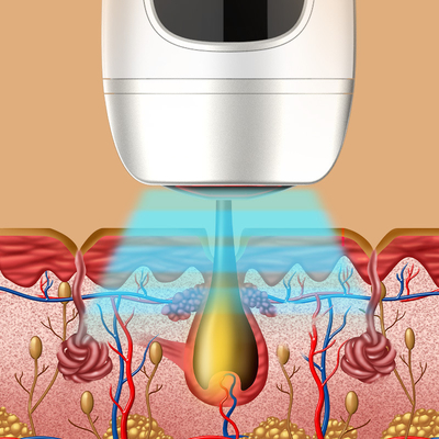 Freezing Point Laser IPL Hair Removal Epilator 990000 Flashes Home Use Portable Ice Cool Painless Hair Remove Device Dep