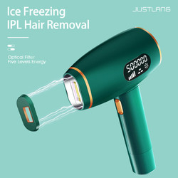 Ice Cool  IPL Laser Hair Epilator Removal Machine Permanent Painless Home Use Hair Remover Device
