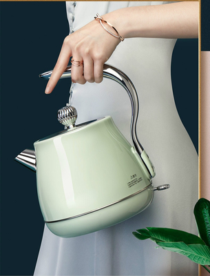 Hotel guest room electric coffee tea milk 1.8L kettle 304SS safety OEM customized 360 cordless Concealed Heating Element