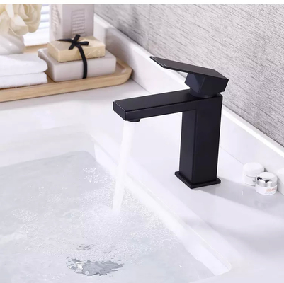 Borneira 304 Stainless Steel Bathroom Basin Faucet Black Grifos Para Cocina Hot Cold Sink Faucets