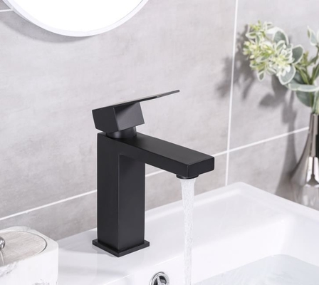 Borneira 304 Stainless Steel Bathroom Basin Faucet Black Grifos Para Cocina Hot Cold Sink Faucets