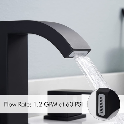 bath shower 3 hole single handle 2 basin heater rotating sink basin mixer kitchen torneira gourmet waterfall fauc