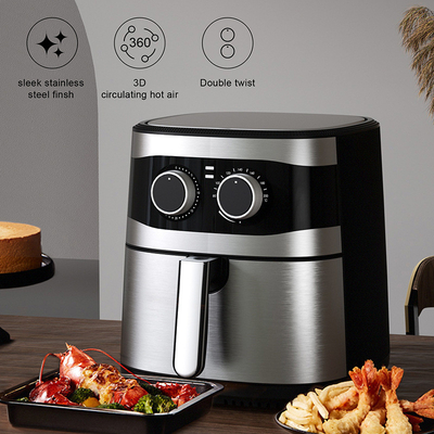 New 8L dual air fryer air fryer multifunction with one detachable basket