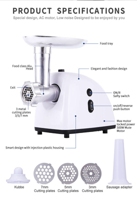 Kitchen Commercial Meat Grinder Heavy Duty Electric Meat Chopper