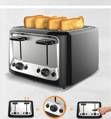 Household Automatic Baking Breakfast Machine Toast Sandwich Grill 4 Slice Pancake Stainless Steel Electric