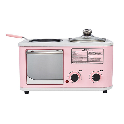 3 In 1 Automatic Breakfast Maker Machine Coffee Frying Pan Mini Oven