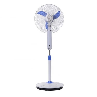 16 Inch Battery Powered Outdoor Fan  With Remote Brushless DC Motor Solar Floor Fan Panels