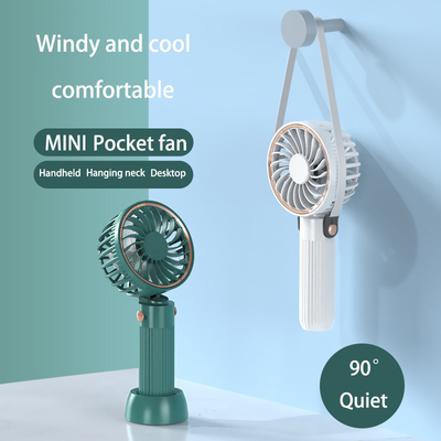 Battery Rechargeable Wireless Fan Handheld Cooler USB Portable Low Noise Personal Office Travel Mini Fan