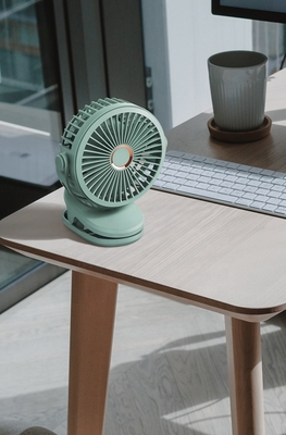 Clip Up Desktop Fans For Personal Space / Home Cooling Fans Portable Clip