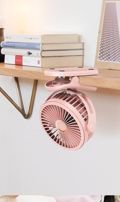 Clip Up Desktop Fans For Personal Space / Home Cooling Fans Portable Clip