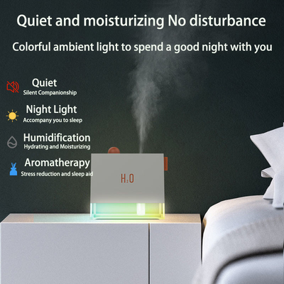 ABS Portable Mini Air Humidifier Diffuser For Home Office