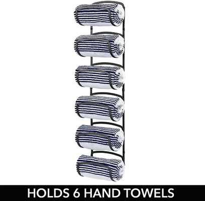 Stainless Steel Bathroom storage Shelf with Towel Bar Shower Rectangular Rack Wall Mounted Cosmetic Holder