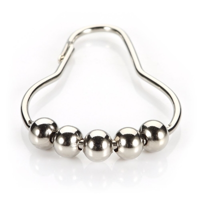 12 Sets Shower Curtain Rings Stainless Steel Rustproof Metal Hooks for Bathroom Shower Rods Curtains