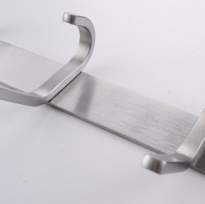 Stainless Steel wall hanging robe hook Bathroom Wall Mounted Clothes Robe Towel coat hook rack