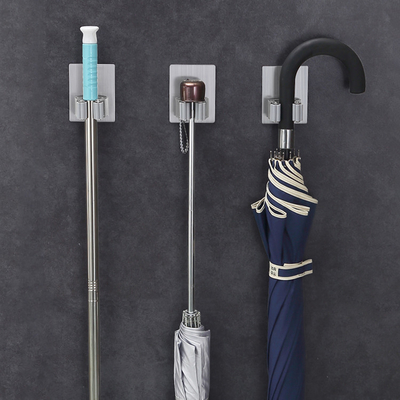 stainless steel Mop Handle Holder Household Mop Handle Holder Reusable Tool Gripper Mop Broom Holder