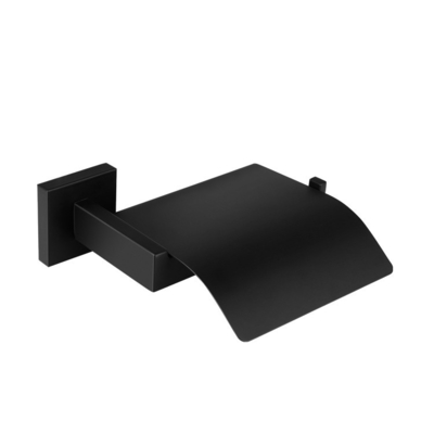 black Bathroom Accessories Toilet Brush Holder Stainless Steel Wall Mounted Paper Dispenser