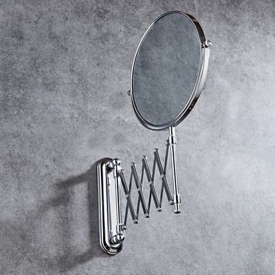 6 INCH Decorative Wall Adjustable Mirror Folding Bathroom Mirror Telescopic Double Side Mirror