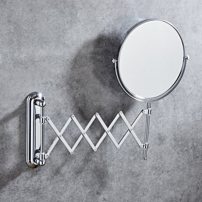 6 INCH Decorative Wall Adjustable Mirror Folding Bathroom Mirror Telescopic Double Side Mirror
