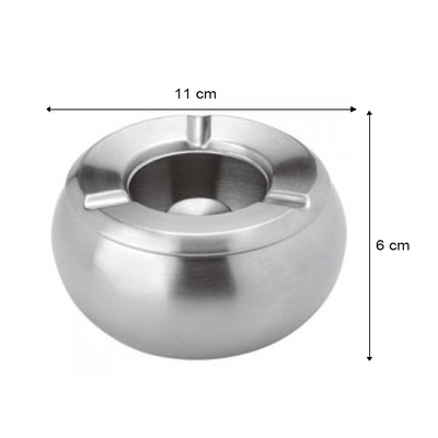Smoking cigarette smokeless custom logo cheap stainless steel stand metal customize ashtray