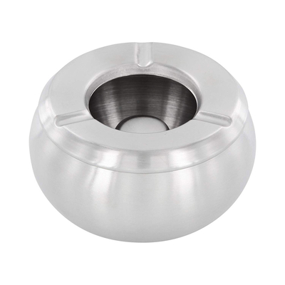 Smoking cigarette smokeless custom logo cheap stainless steel stand metal customize ashtray