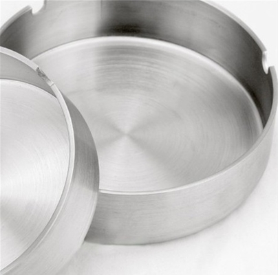 Round/ Stainless Steel Ashtray Ashtrays for Outdoors and Home/Car Ash Tray for Home Office Decoration