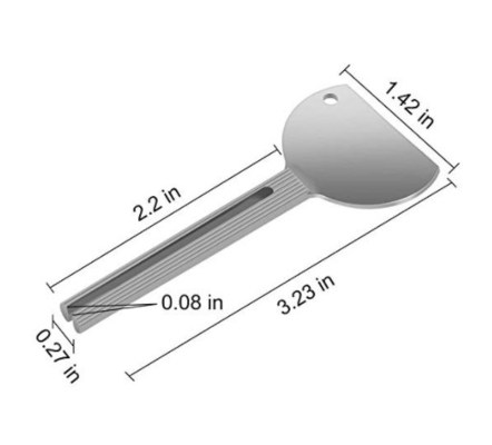 Best Ever Easy Use Lotion Tube Squeezer key for Hair Salon extruding clamp