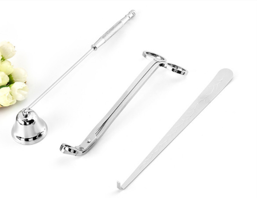 Candle Wick Trimmer Candle Snuffer & Candle Accessory Set  Rose Gold