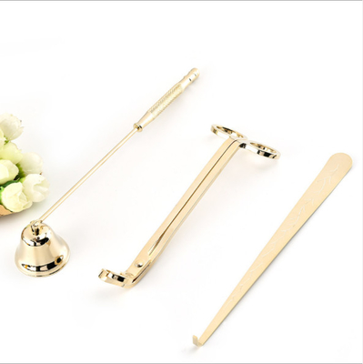 Candle Wick Trimmer Candle Snuffer & Candle Accessory Set  Rose Gold