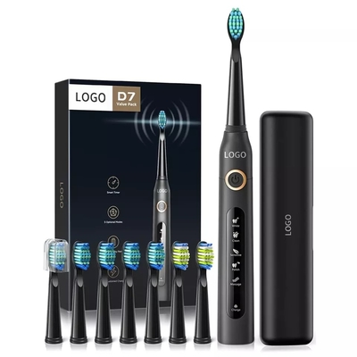 Waterproof IPX7 Electric Sonic Toothbrush 3.7V Rechargeable Toothbrush