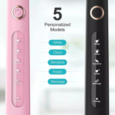 Waterproof IPX7 Electric Sonic Toothbrush 3.7V Rechargeable Toothbrush