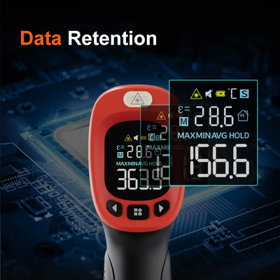 Industrial Laser Digital IR Thermometer Pyrometer Handheld Heat Temperature Gun