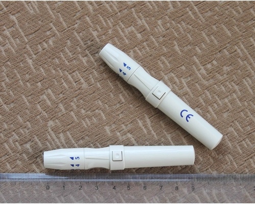 Adjustable Automatic Reusable Lancing Device Blood Lancet Pen