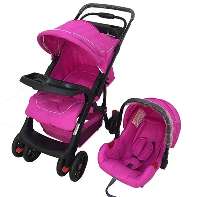 Oxford Stainless Steel Custom Lightweight Baby Stroller 6 Wheels 0-36 Months