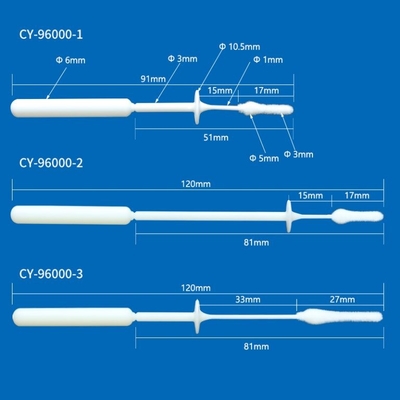 OEM Antigen Rapid Self Test Kit Flocked Nasal Swab With Stopper Nylon