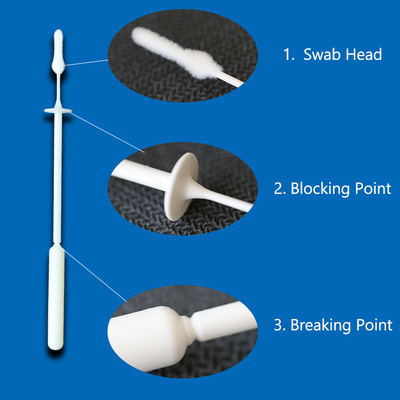 OEM Antigen Rapid Self Test Kit Flocked Nasal Swab With Stopper Nylon