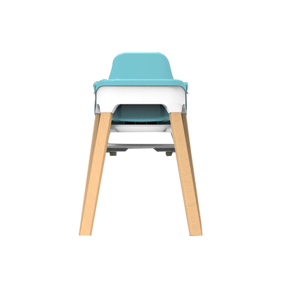 Easy Moving Adjustable Plastic Foldable Baby High Chair For Feeding