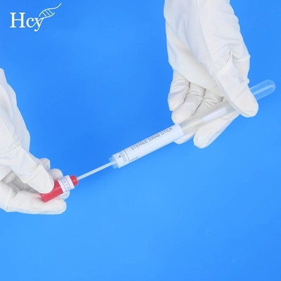 1 Person Oropharyngeal Nylon Flocked Swab With Tube