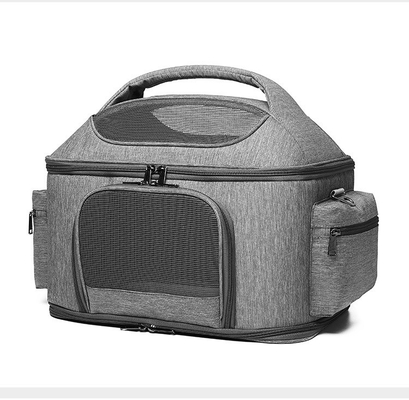 Linen Soft Pet Bed Cushion Luxury Car Foldable Dog Pet Carrier Bag