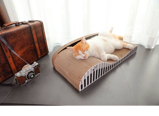 Corrugated Paper Piano Pet Bed Cushion Corrugated Pet Cat Scratcher Board